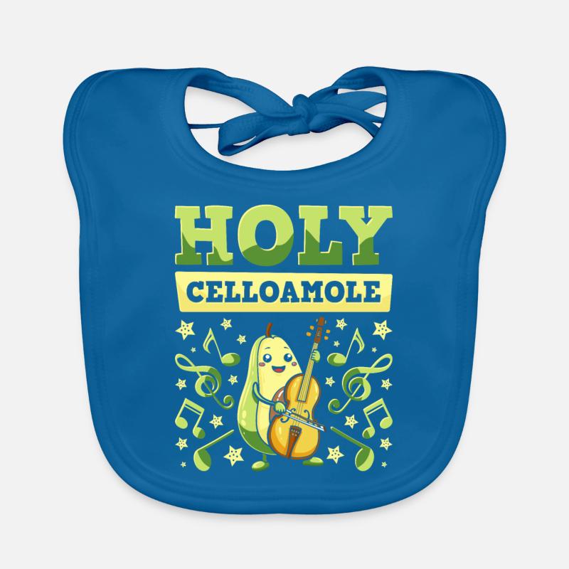Violoncelle Violoncelle Avocat Saint Celloamole Bavoir bio Bébé