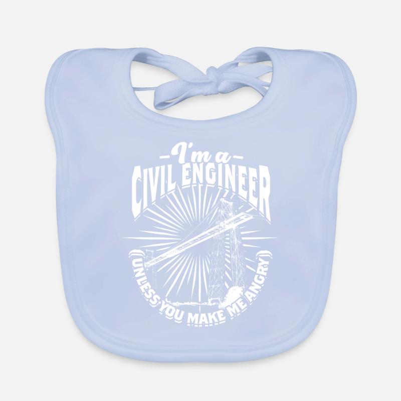 Bridge Engineer Civil Engineering Organic Baby Bibs