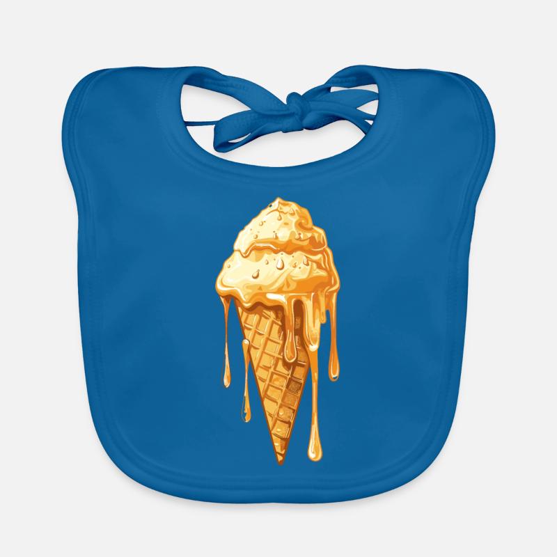 Verschmolzenes Eiscreme Wunder Baby Bio-Lätzchen