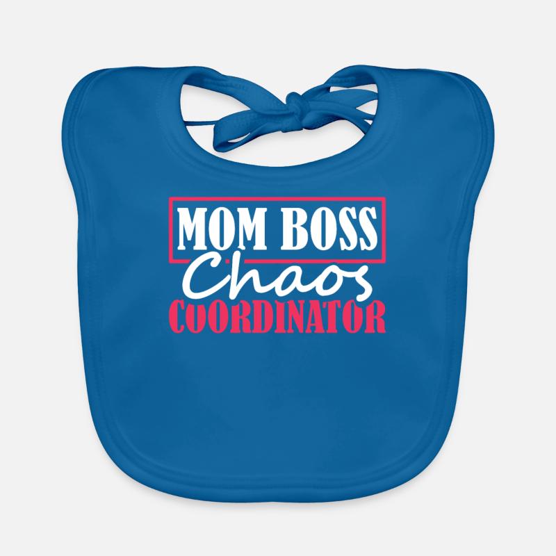 Mama Mutter Chaos Coordinator Baby Bio-Lätzchen