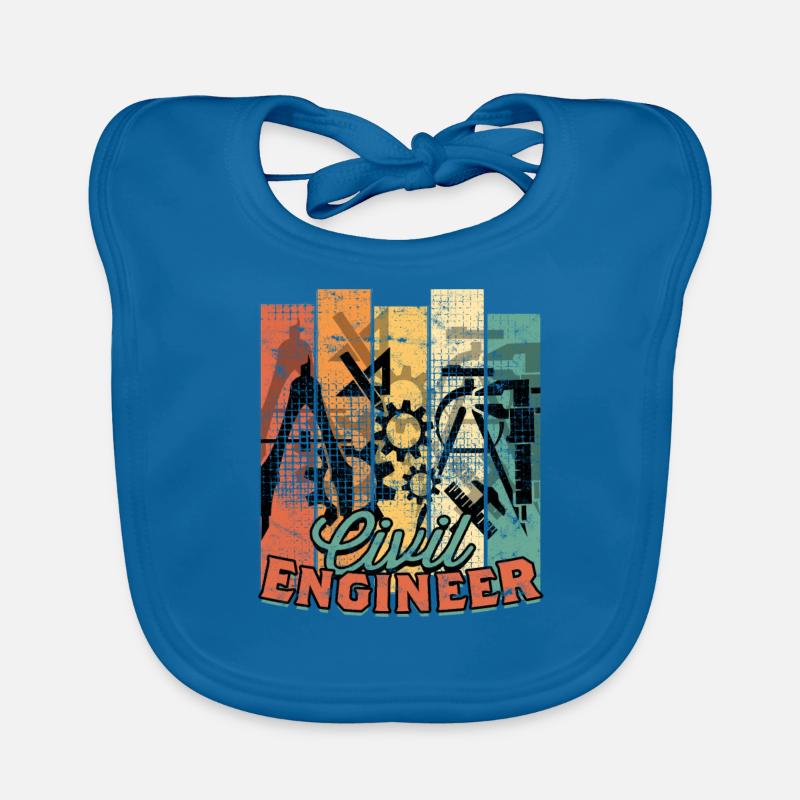 Bridge Engineer Civil Engineering Organic Baby Bibs