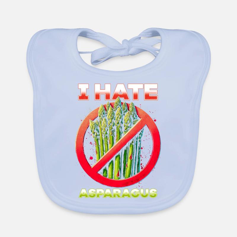 Ich Hasse Spargel Baby Bio-Lätzchen