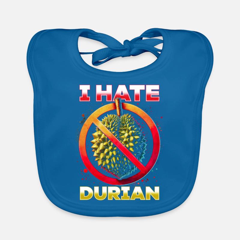 Durian Hasser Stinkfrucht I Hate Duran Baby Bio-Lätzchen