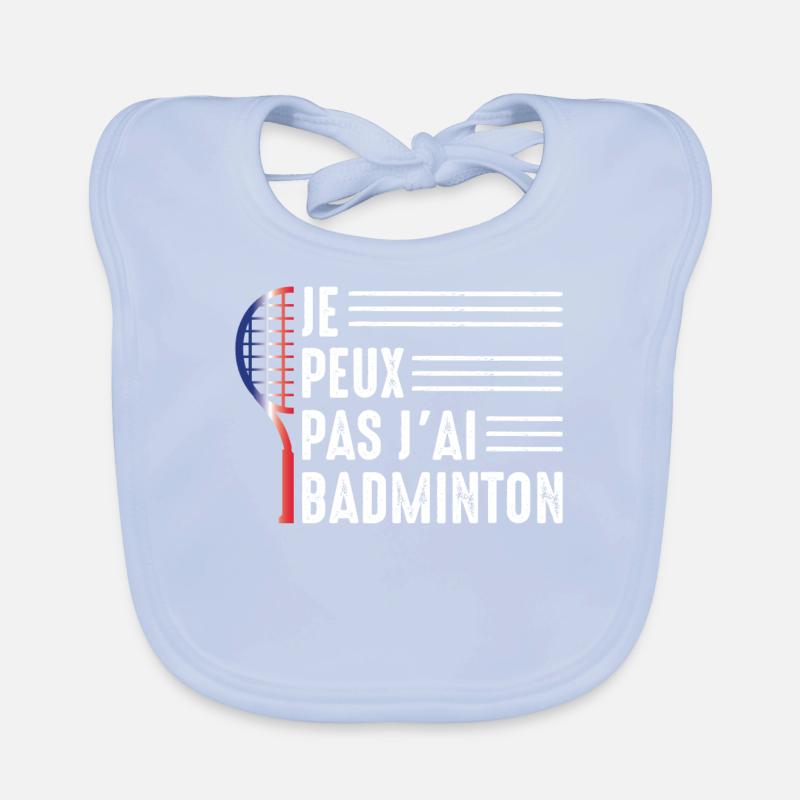 I Can't I Badminton Schlechter Badmintonspieler Baby Bio-Lätzchen