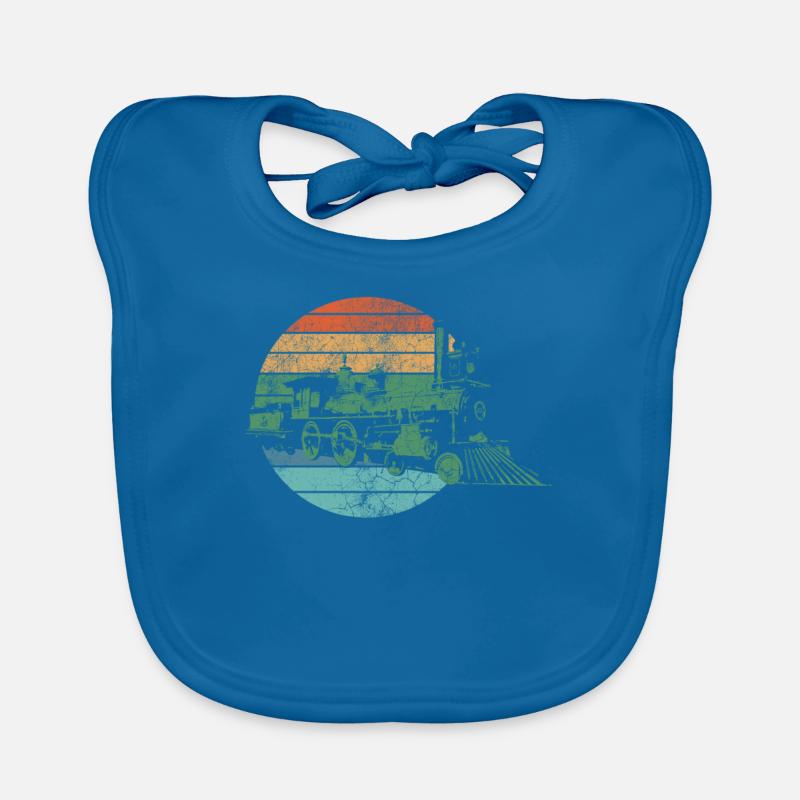 Train Trains Train Drivers Organic Baby Bibs