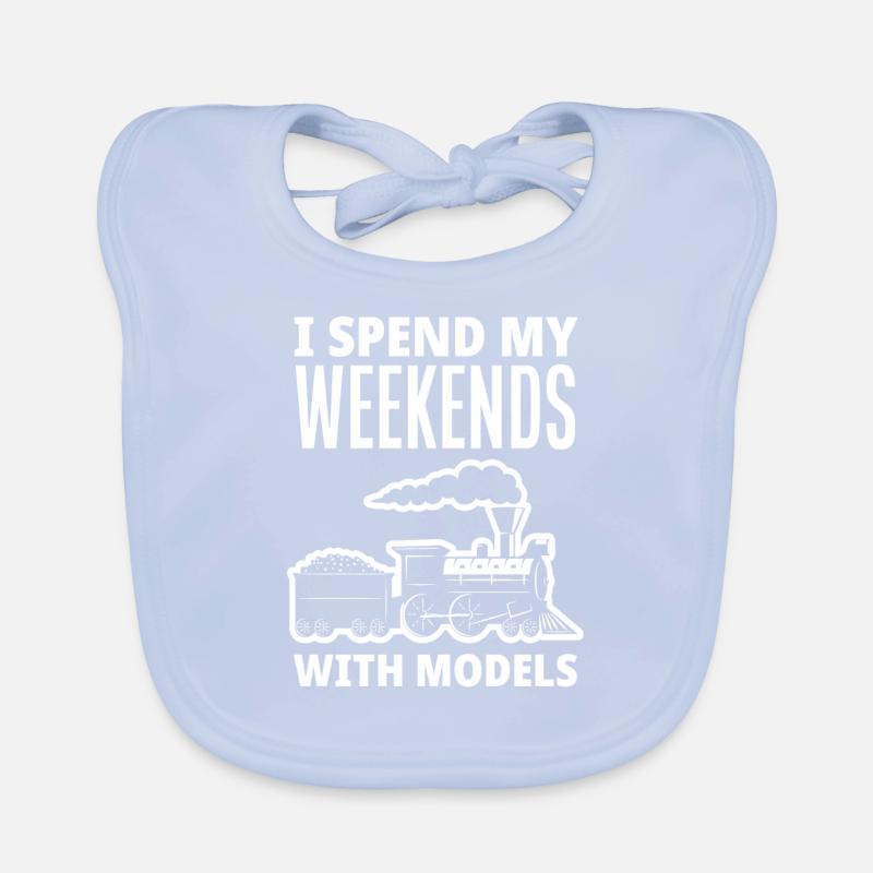 Weekend Model Train Trains Hobby Organic Baby Bibs