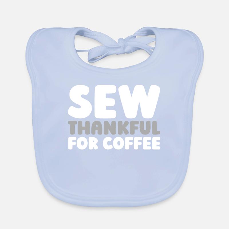 Sewing Sewing Machine Coffee Organic Baby Bibs