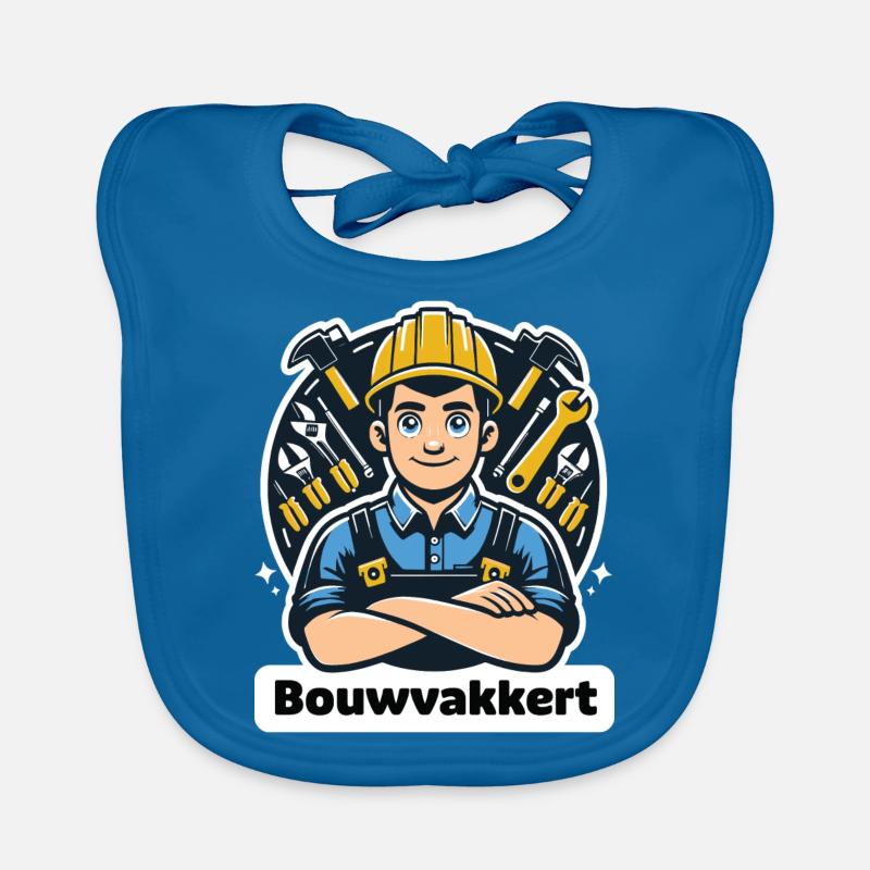 Ouvrier du bâtiment Bavoir bio Bébé