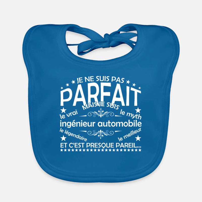 Automotive Engineer The Only Automotive Engineer Organic Baby Bibs
