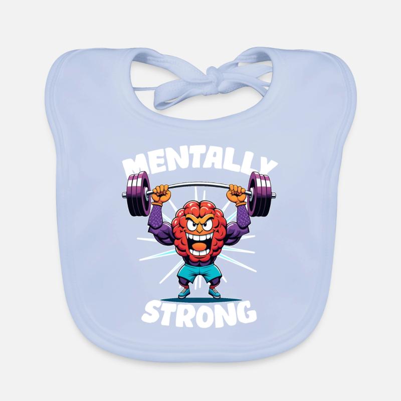 Mental stark - Wohlbefinden Baby Bio-Lätzchen