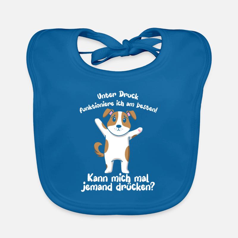 I function best under pressure Organic Baby Bibs