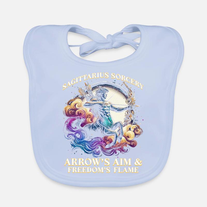 Horoscope Sagittarius Sagittarius Sorcery Organic Baby Bibs