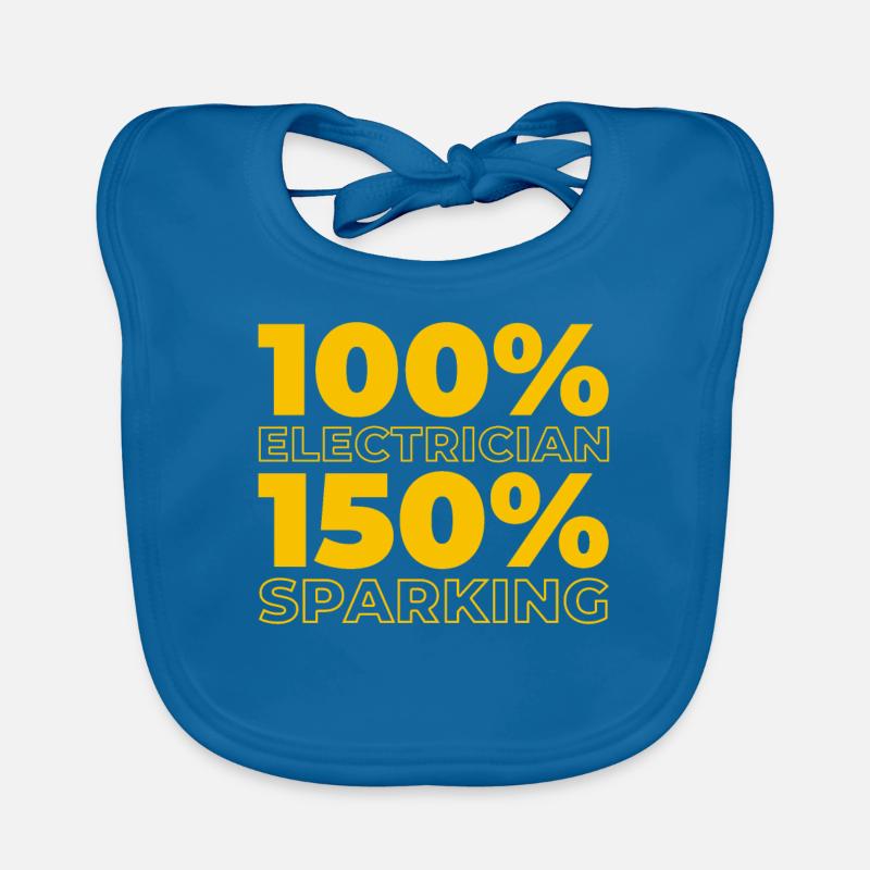 Electrician, Electronics Technician Organic Baby Bibs