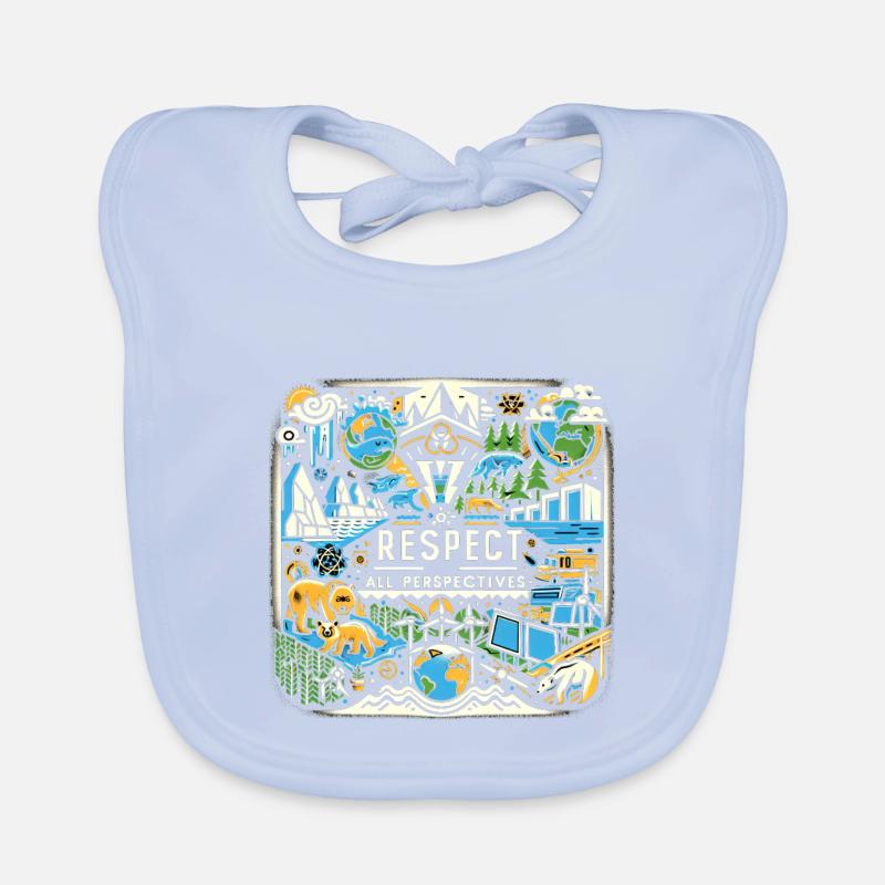 Respectez tous les points de vue 2 Bavoir bio Bébé