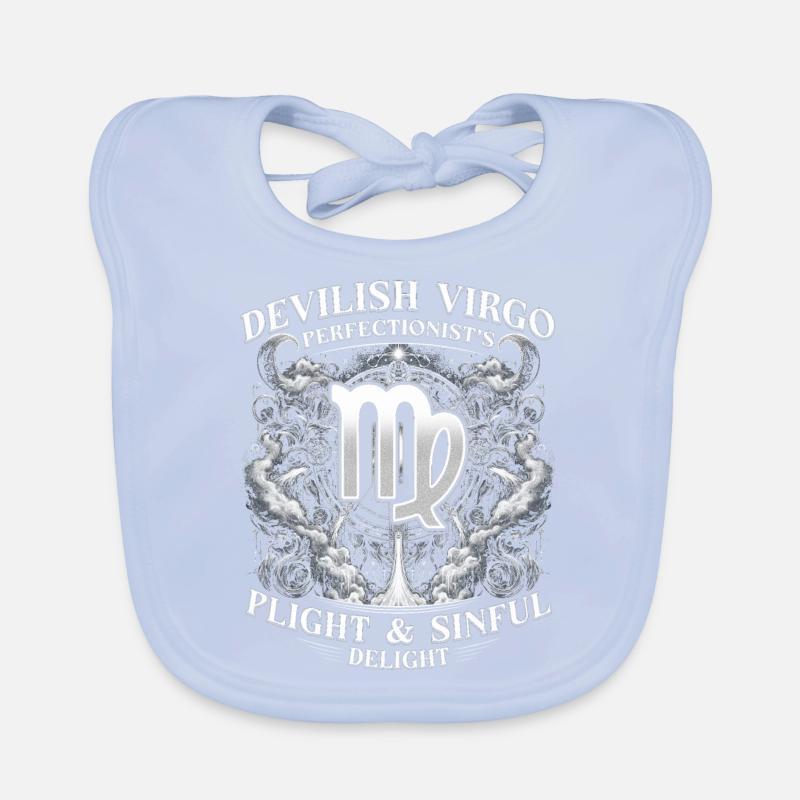 Virgo Horoscope Devilish Virgo Organic Baby Bibs