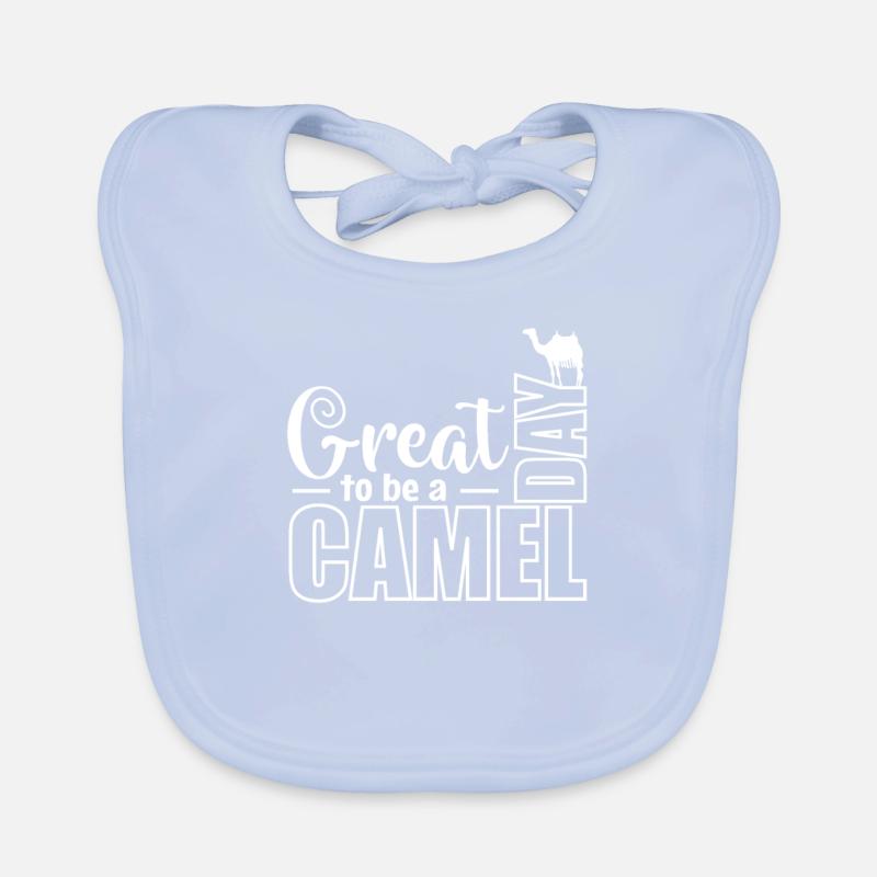 Great Day to be a Camel Dromedary Organic Baby Bibs