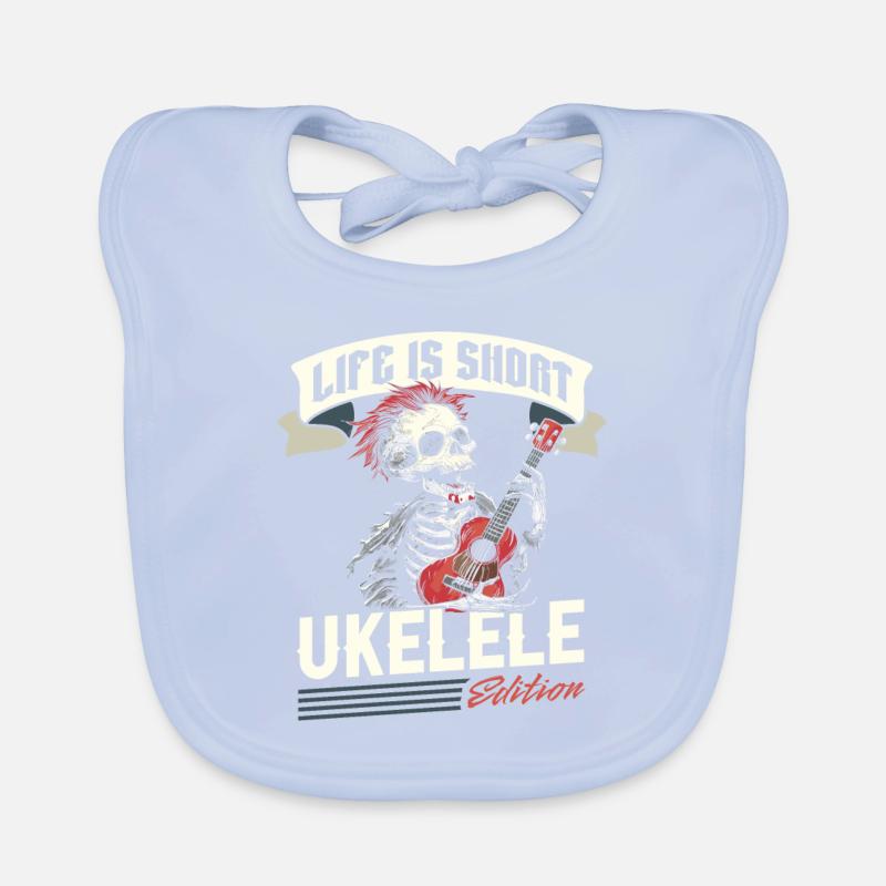 Ukulele Baby Bio-Lätzchen