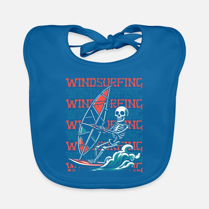 Windsurfing Windsurfer Organic Baby Bibs