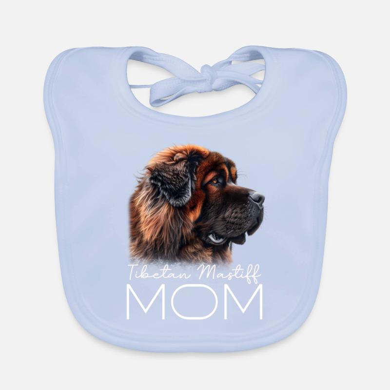 Maman Dogue du Tibet Bavoir bio Bébé
