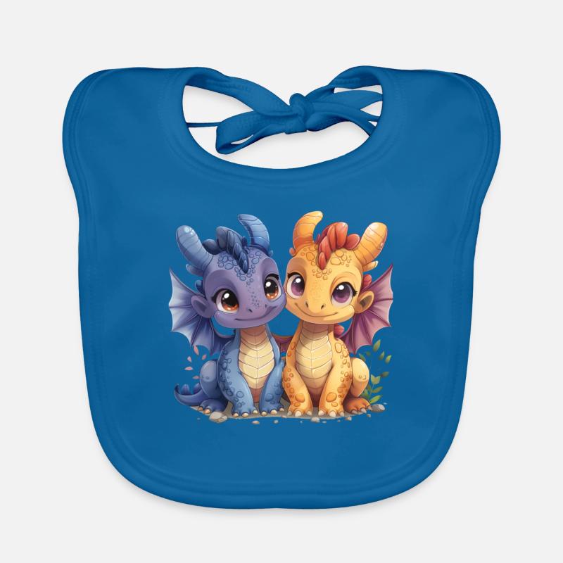 Drache Niedlich Kawaii Drache Kinder Baby Bio-Lätzchen