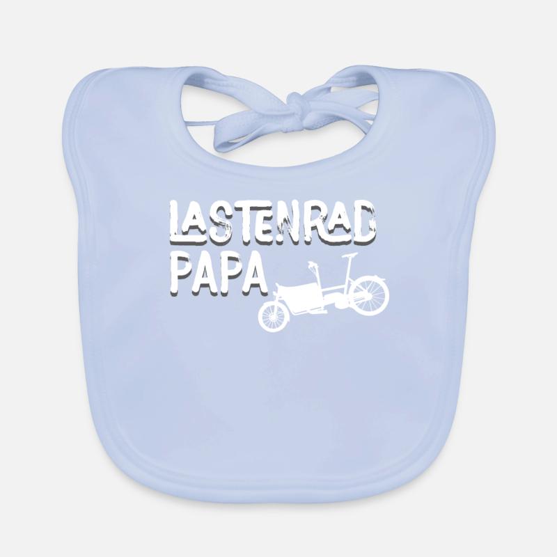 Vélo Cargo Papa Vélo Rétro Cargobike Bavoir bio Bébé