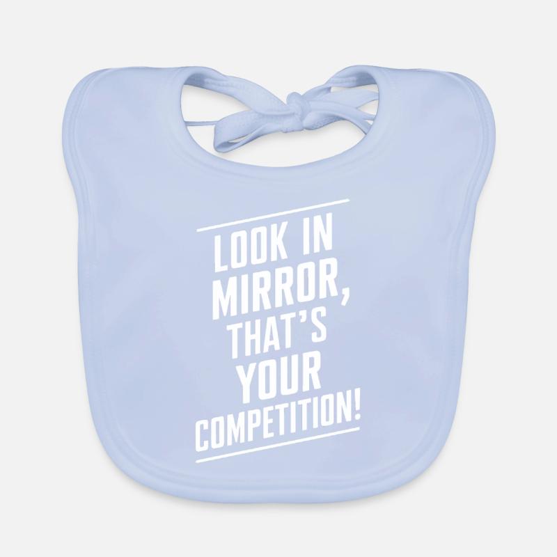 Miroir Miroir Citation de motivation Bavoir bio Bébé