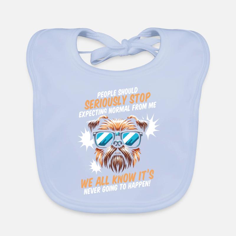 Brussels Griffon Organic Baby Bibs