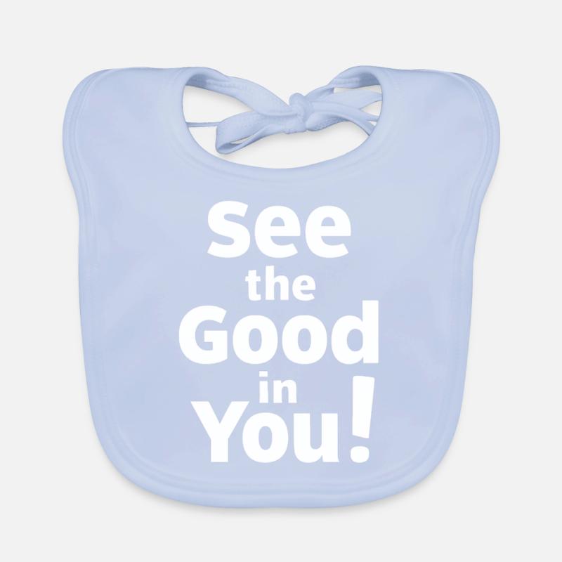 Recognize the Good in You - Positive Thinking Organic Baby Bibs