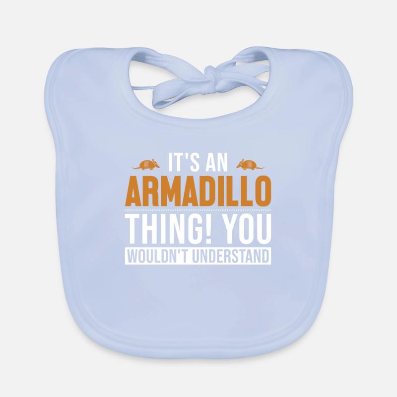 Es ist ein Gürteltier-Ding, rosa Fee Cingulata Baby Bio-Lätzchen