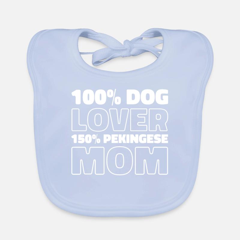 Pekingese Baby Bio-Lätzchen