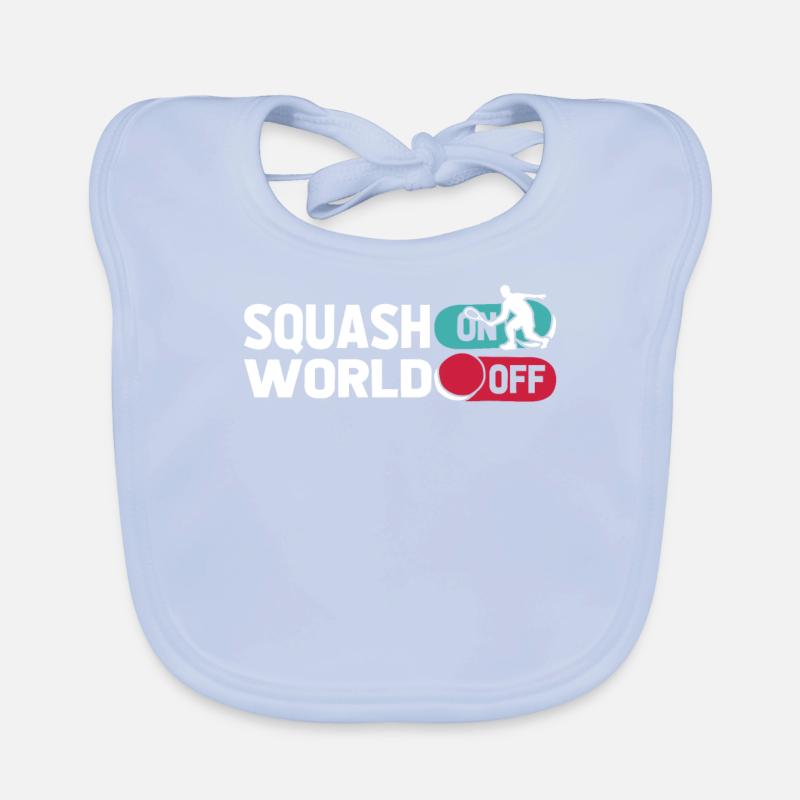 Squash Squash On World Off Bavoir bio Bébé