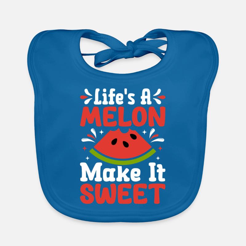 Melon Poison Organic Baby Bibs