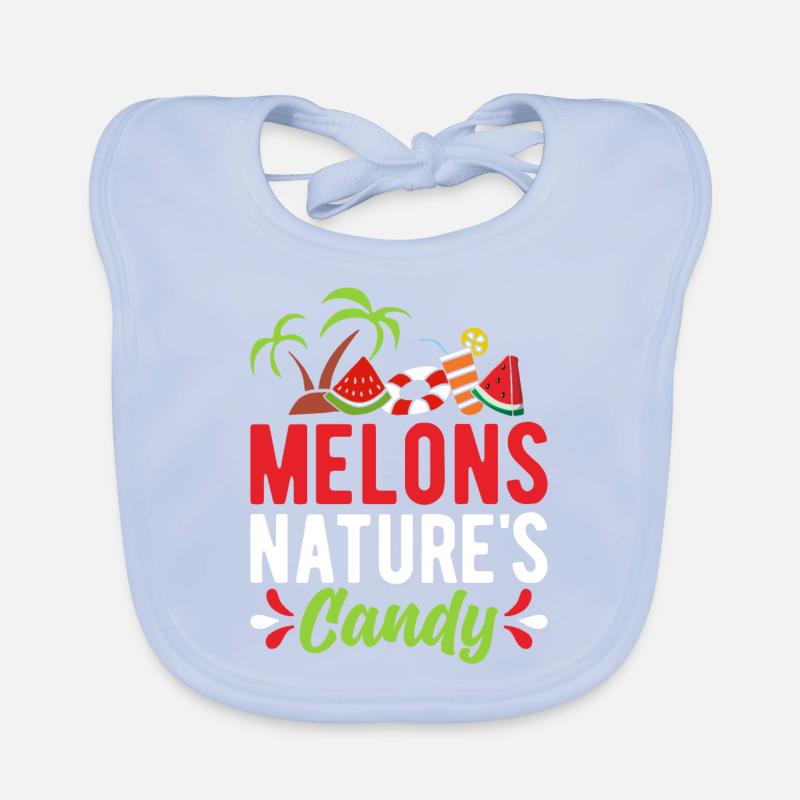 Melon Poison Bavoir bio Bébé
