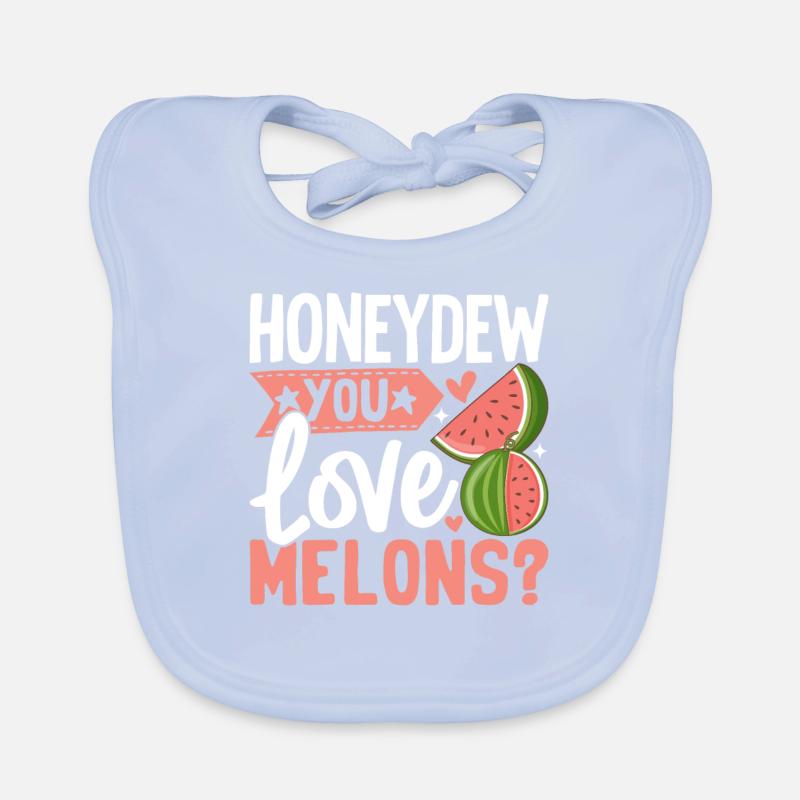 Melon Poison Bavoir bio Bébé