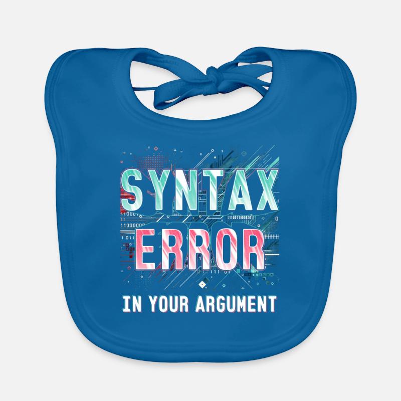 Robotics Engineer Syntax Error In Your Argument Organic Baby Bibs