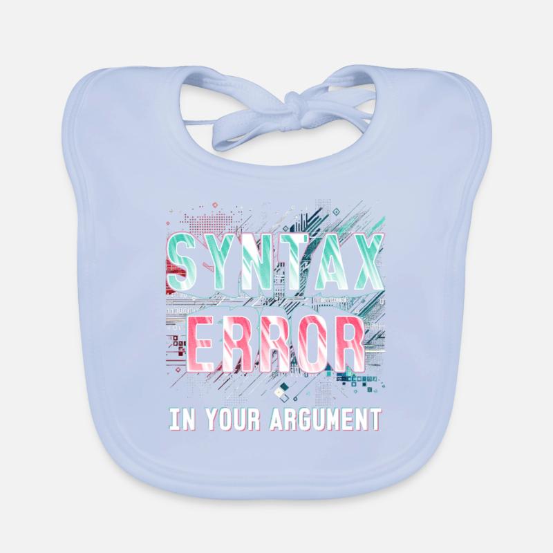 Robotics Engineer Syntax Error In Your Argument Organic Baby Bibs