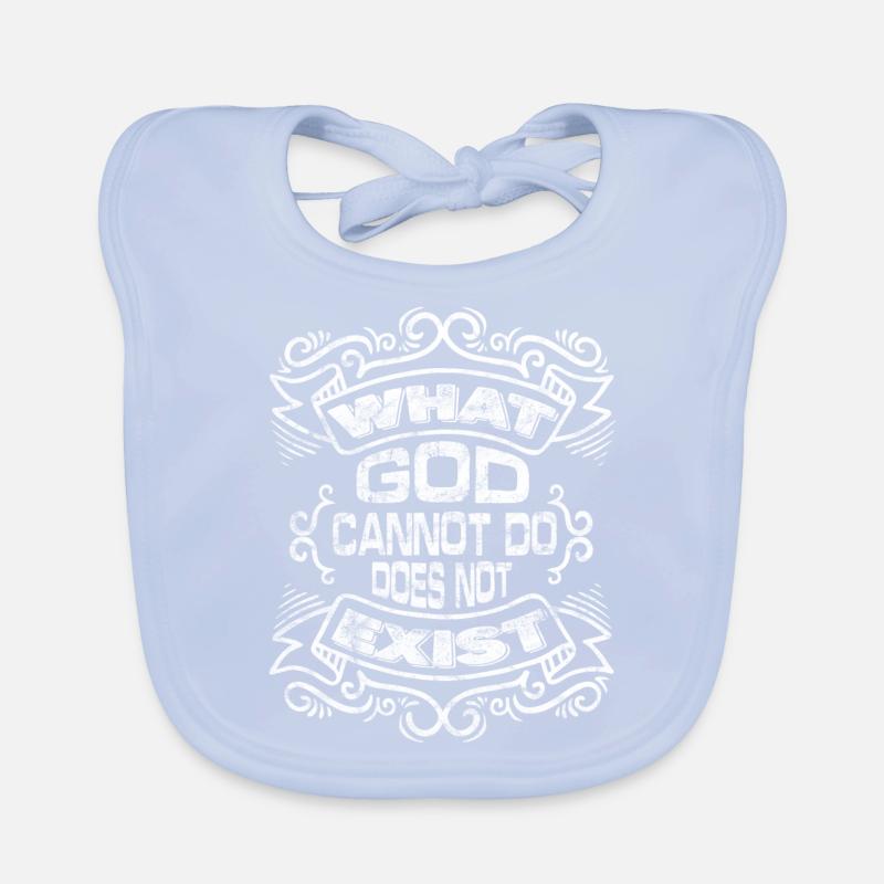 What God Cannot Do Does Not Exist Nsppd ElRoi Organic Baby Bibs