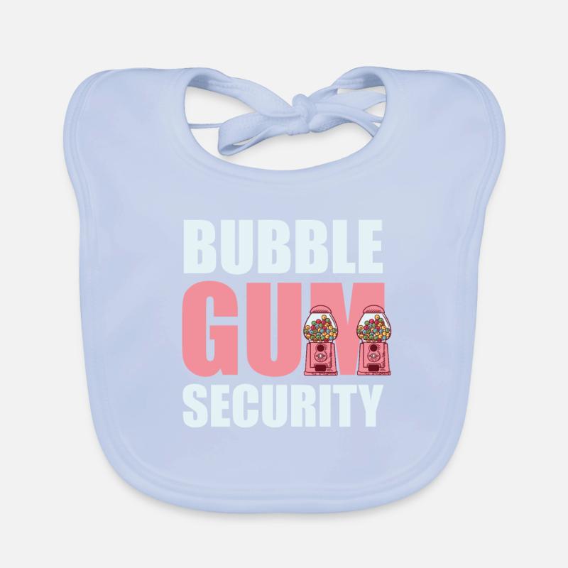 Bubble Gum Security Gumball Machine Gift Organic Baby Bibs