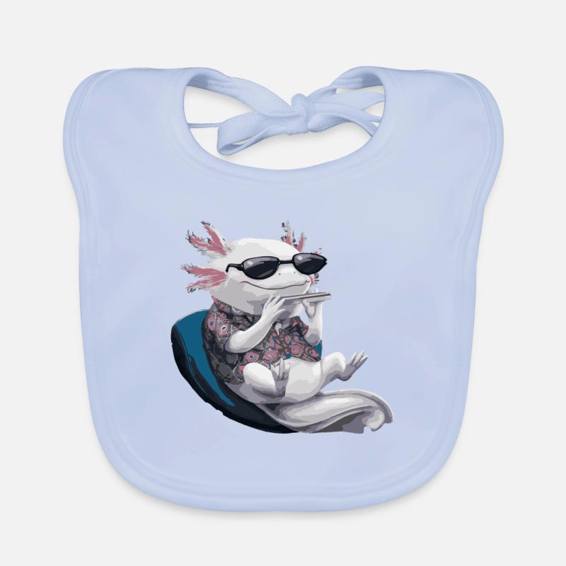 Cadeau de jeu d’harmonica axolotl Bavoir bio Bébé