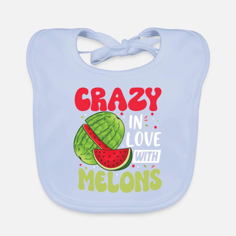 Melon Poison Bavoir bio Bébé