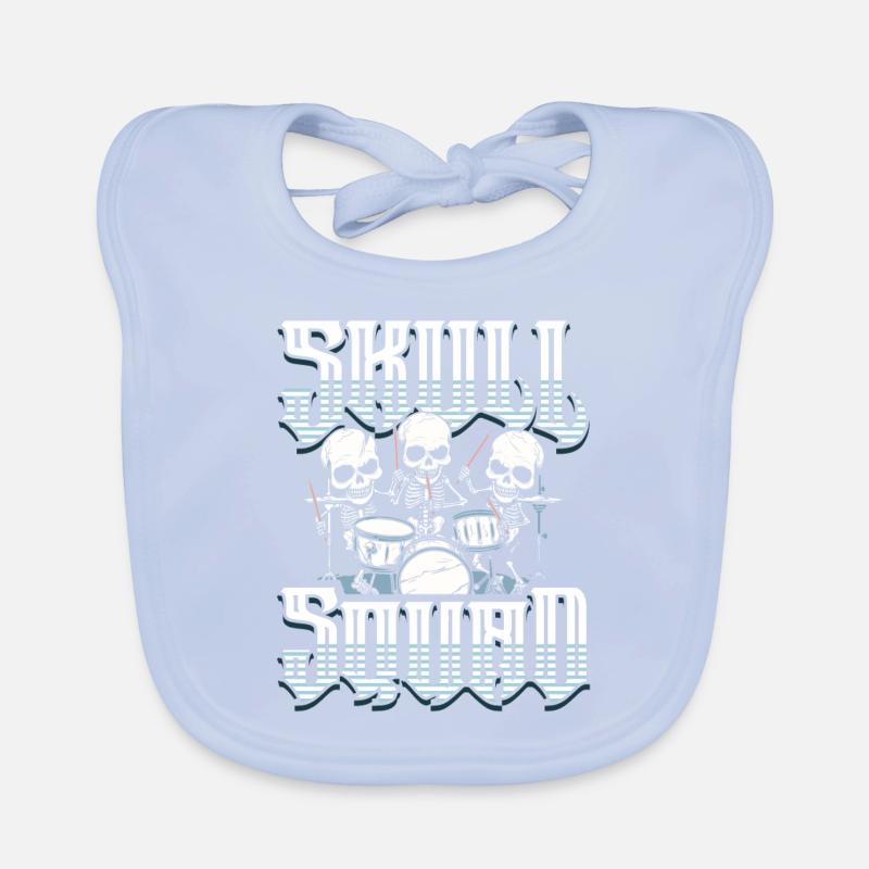 Drums Drummers Drummers Organic Baby Bibs