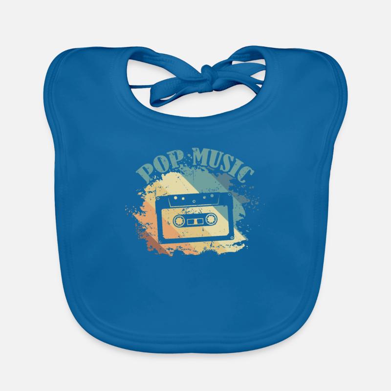Cassette de musique pop R’n’B Bavoir bio Bébé