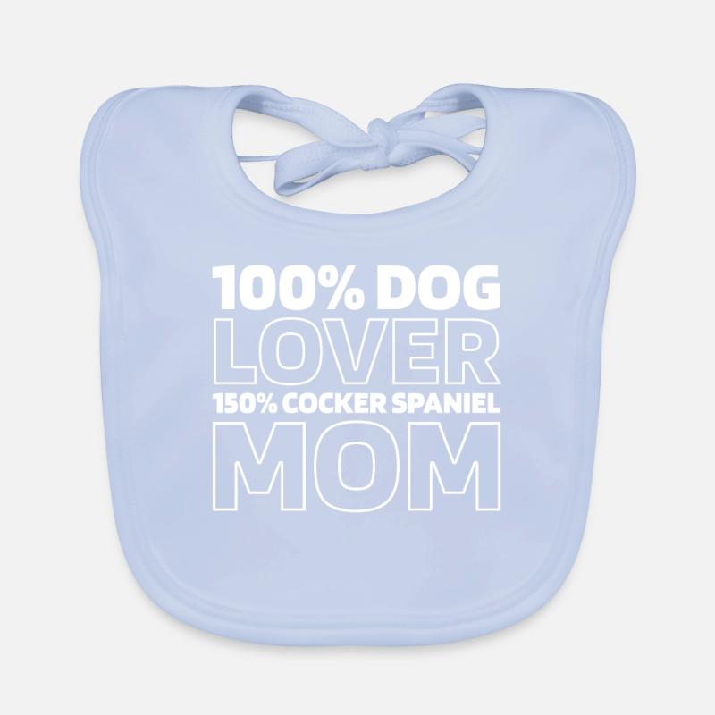Cocker Spaniel Organic Baby Bibs