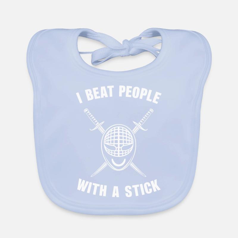 Aikido Kampfsport Geschenk Baby Bio-Lätzchen