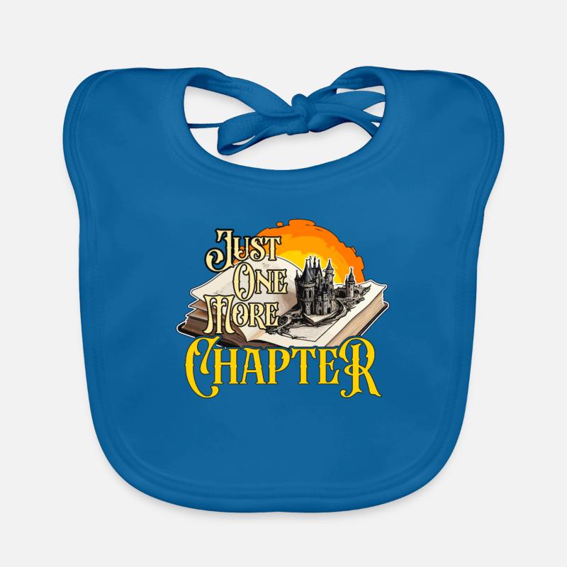 Reading Just One More Chapter Literature Reader Baby Bio-Lätzchen