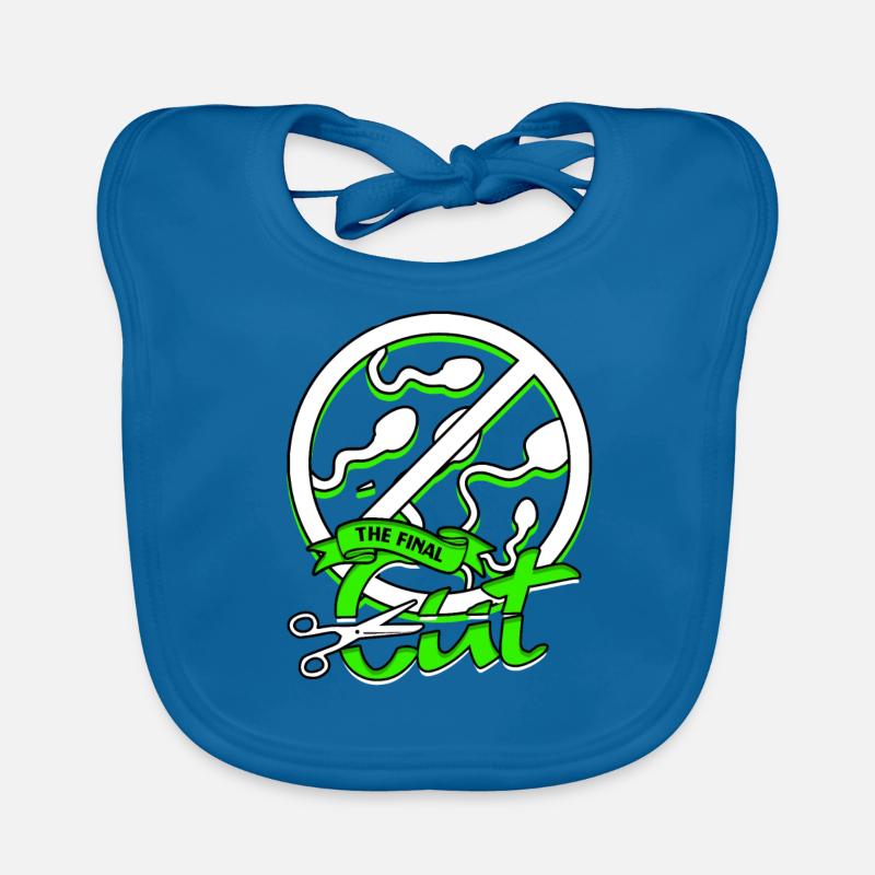 Vasectomy The Final Cut Organic Baby Bibs