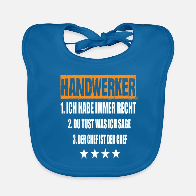 Handwerker Baby Bio-Lätzchen