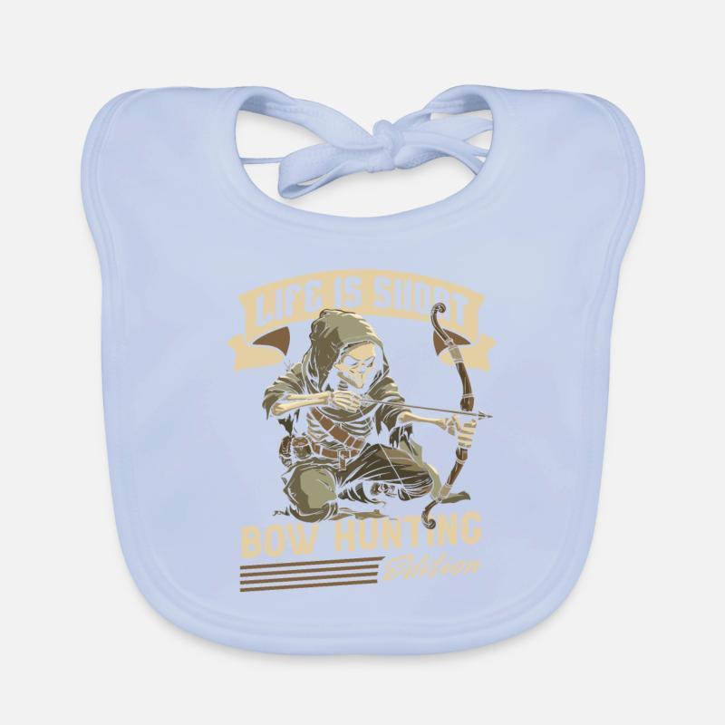 Bogenjagd Bogenjäger Baby Bio-Lätzchen