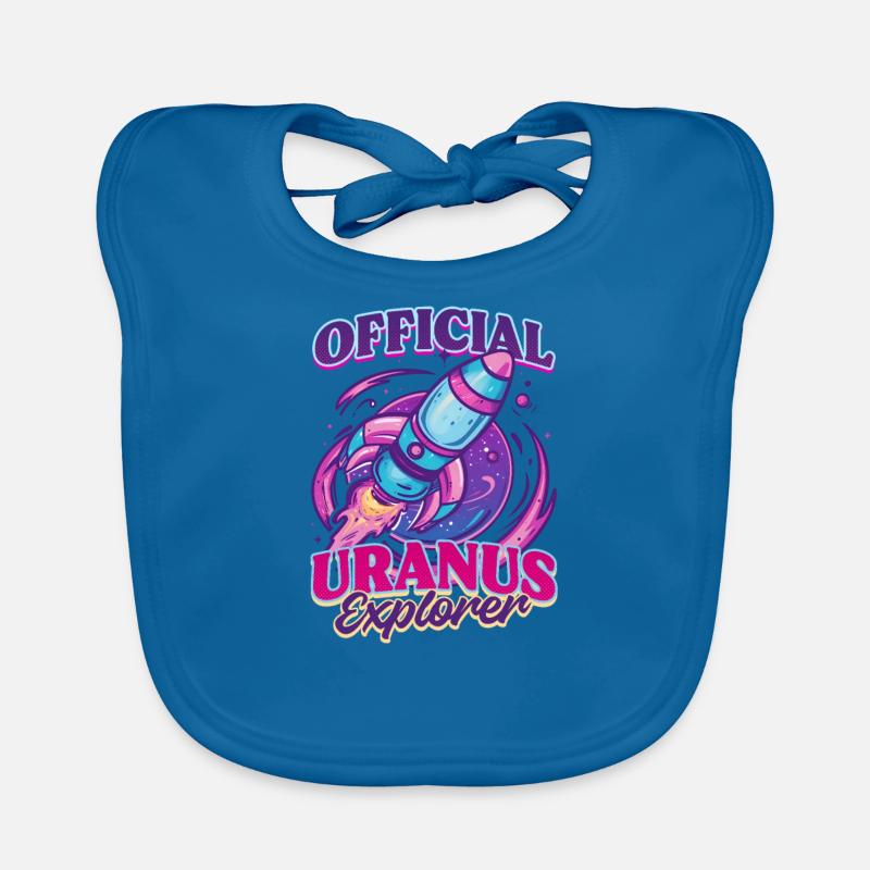 Uranus Official Uranus Explorer Organic Baby Bibs