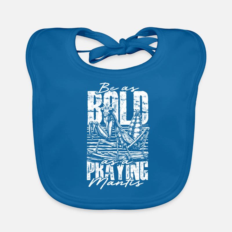 Gottesanbeterin Be As Bold As A Praying Mantis Organic Baby Bibs